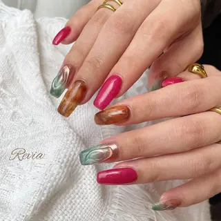 ネイル revia所属・ERI Nailistのネイルデザイン