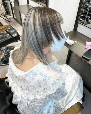 ショート カラー ヘアアレンジ ツノダ ルカのヘアスタイル