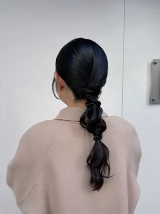 ロング ヘアアレンジ 梅本 佳奈のヘアスタイル