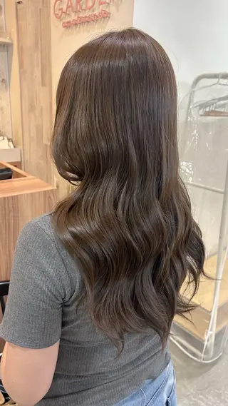 セミロング カラー 🎀asumi/透明 感/艶カラー🎀✨のヘアスタイル
