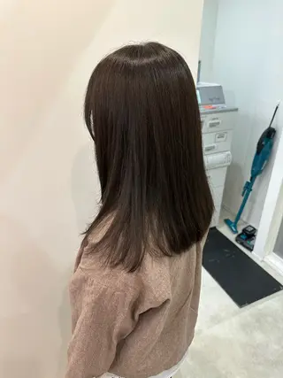 セミロング カラー 海外ヘア/透明感カラ ー🍒nao.のヘアスタイル
