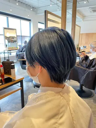 ショート 水戸/ブリーチカラー ♠️♠️會澤遼真のヘアスタイル