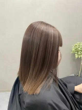 ミディアム 四日市 tomokaのヘアスタイル