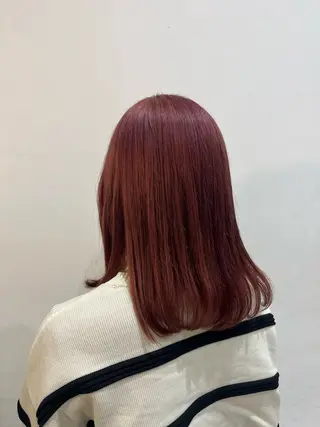 セミロング 中村 彩奈のヘアスタイル