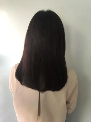 ミディアム Bei Licoldo.Atole  ベイリコルド アトリ所属・ブリーチ、縮毛 髪質改善　宮城一真のヘアスタイル