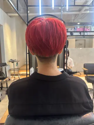 ショート カラー メンズ ハイトーン/パーマ/ メンズ / 櫻本🌐のヘアスタイル