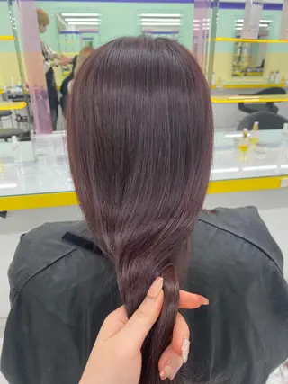 ロング カラー パーマ ヘアアレンジ メンズ キッズ ネイル マツエク・マツパ アイブロウ Lumo所属・💖横浜ブリーチなし 💖MIHOのヘアスタイル