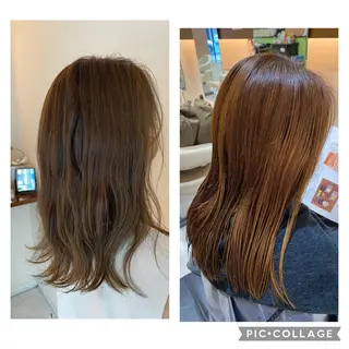 セミロング 清水 有紗のヘアスタイル