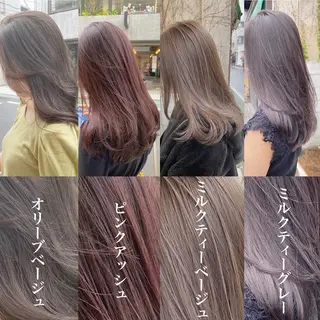 ロング カラー シェアサロン salowin所属・✨ブリーチなし透明感 カラー🥇ユースケのヘアスタイル