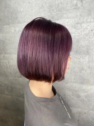 ショート カラー ヘアアレンジ _WHITE鳳所属・安田 紘子のヘアスタイル