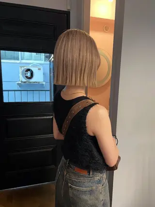 ショート カラー TO C所属・柔らか透明感ヘア🌙 RIONAのヘアスタイル