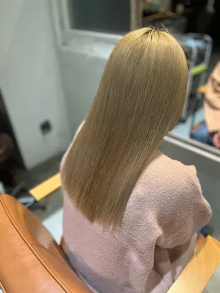 セミロング パーソナル診断 髪質改善TRのヘアスタイル