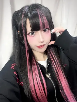 ロング 白石 凜のヘアスタイル