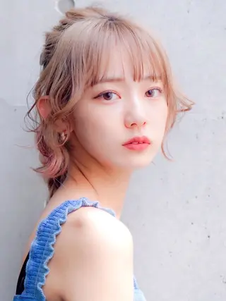 セミロング カラー Say. Reeのヘアスタイル