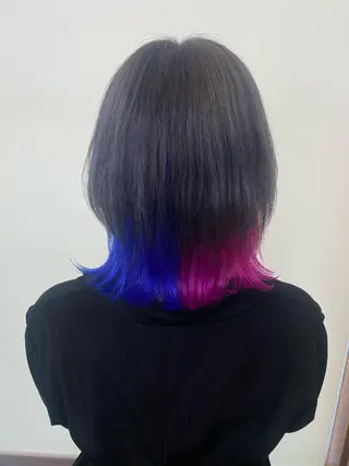 ミディアム カラー ✴︎ヒラガカナ✴︎ ECLAT HAIRのヘアスタイル