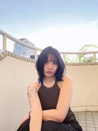 ミディアム カラー liko by maris所属・髪質改善／ブリーチ 宮武　湧斗のヘアスタイル