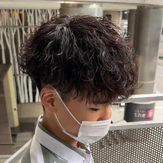 ショート パーマ メンズ 【メンズ特化美容師】 🐍NAO🐍のヘアスタイル