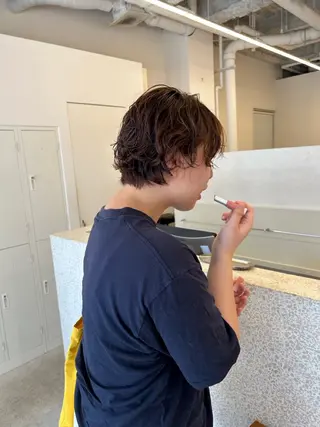 ショート パーマ noa／ 京橋美容室のヘアスタイル