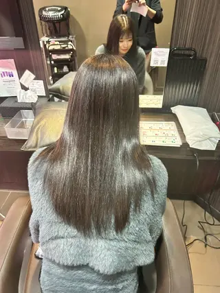 ロング 【髪質改善カラー】 瀧田嵐士🇰🇷のヘアスタイル
