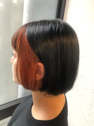 ショート カラー 髪質改善&ブリーチ 伊勢 祐一郎のヘアスタイル