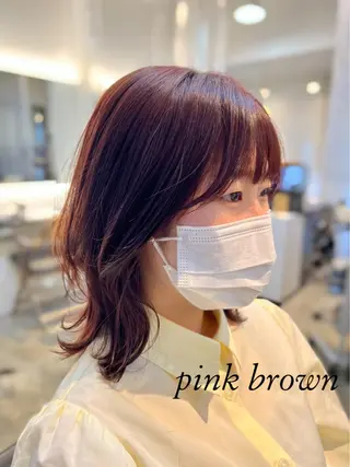 ミディアム カラー ヘアアレンジ 高橋胡桃🪽 ディレクターのヘアスタイル