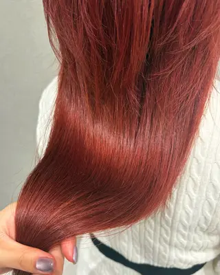 セミロング カラー ハイトーン/髪質改善 RENA🦢🫧のヘアスタイル