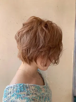 ショート カラー 森 早希絵のヘアスタイル
