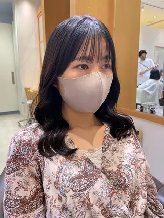 ロング パーマ ARMONY秋山輝也 コテ巻き風パーマ特化のヘアスタイル