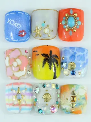 ネイル an sucre baseのネイルデザイン