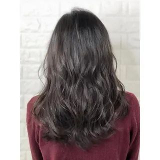 ミディアム カラー KIZU 髪質改善 オカルト怪談のヘアスタイル