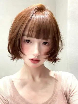 ショート Kaede🪽透け感 【渋谷/上野】のヘアスタイル