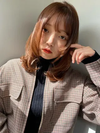 ミディアム カラー アレンジ指名 no.1✨ｈａｋｏのヘアスタイル