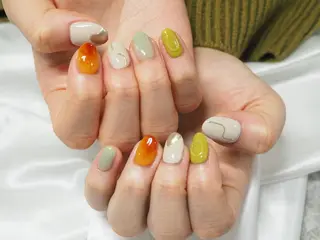 ネイル 新子 沙枝のネイルデザイン
