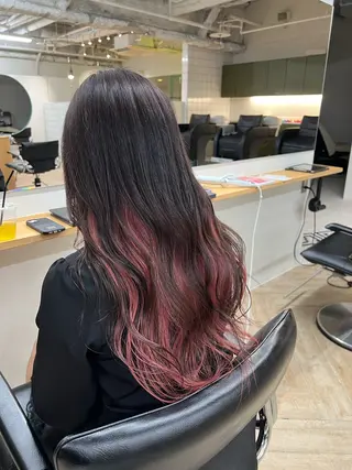 ロング カラー ベージュカラー 新潟/万代/井上佑のヘアスタイル