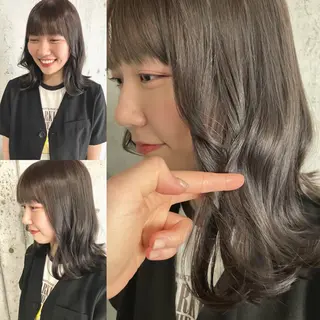 セミロング あかり🌷ナチュラル 、透明感カラーのヘアスタイル