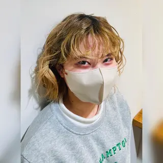 ミディアム パーマ 大人ショート🥂みつ はし こうだい🦕のヘアスタイル