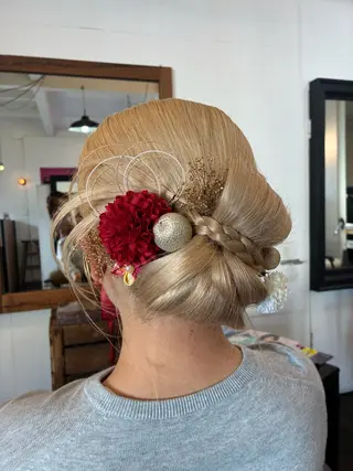 ヘアアレンジ パーマ🐾 ストカール🌷川原のヘアスタイル