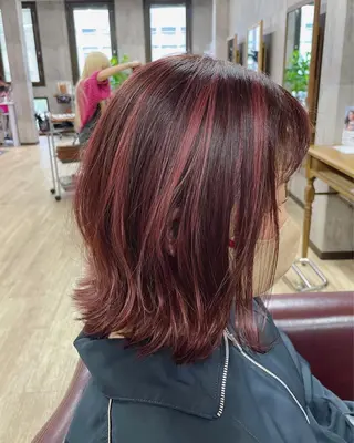 ミディアム 野中 洋介のヘアスタイル