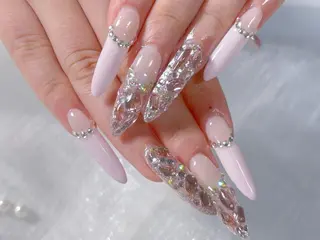 ネイル 🎀鈴音🎀 ワンホンネイルのネイルデザイン