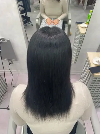 セミロング カラー 艶髪/縮毛矯正 /hikaruのヘアスタイル