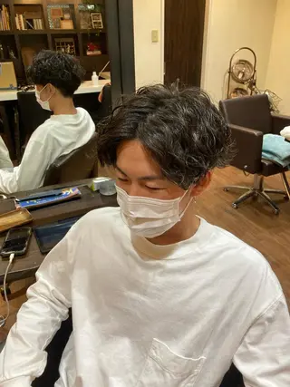 ショート パーマ メンズ パーマが得意な【最高 悠斗】のヘアスタイル