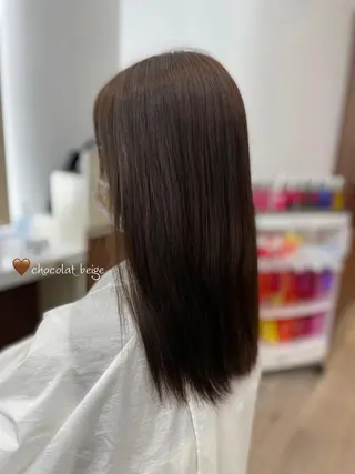 ロング カラー 豊田 智美のヘアスタイル