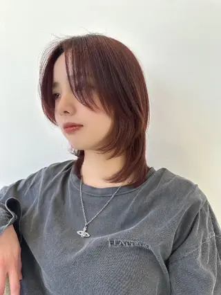 セミロング カラー ‪✝︎カラーモデル 募集/フウカ‪✝︎のヘアスタイル