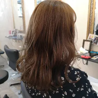 ミディアム カラー ヘアアレンジ ✨艶髪✖癒し✨🍀 miyazawaのヘアスタイル