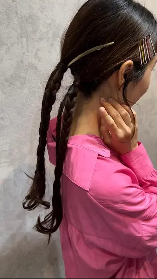 ロング ヘアアレンジ SHANTi 飯塚 ヘアセット/髪質改善のヘアスタイル