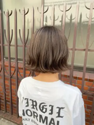 ショート カラー 髪質改善 Noe心斎橋店のヘアスタイル