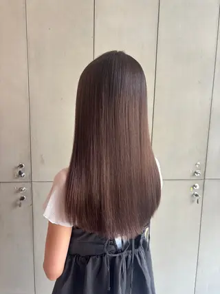 セミロング ️🩵RINKA/ ハイトーンカラー🩵のヘアスタイル