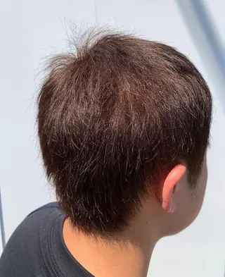 ショート カラー メンズ sola方南町所属・原一真/ 外国人ショートヘアのヘアスタイル