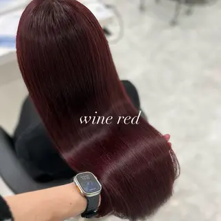 ロング カラー kazuki🍑韓国 トレンド暖色🫗のヘアスタイル