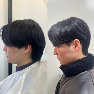 ショート パーマ メンズ 韓国風メンズ/毛流れ ヘアなら須田龍世のヘアスタイル